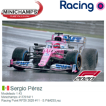 Modelauto 1:43 | Minichamps 417201411 | Racing Point RP20 2020 #11 - S.Pérez Modelauto 1:43 | Minichamps 417201411 | Racing Point RP20 2020 #11 - S.Pérez
