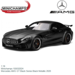 1:18 | Minichamps 155032024 | Mercedes AMG GT Black Series Black Metallic 2020 1:18 | Minichamps 155032024 | Mercedes AMG GT Black Series Black Metallic 2020