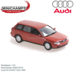 Modelauto 1:43 | Minichamps 940015010 | Audi A4 AVANT Red 1995 Modelauto 1:43 | Minichamps 940015010 | Audi A4 AVANT Red 1995