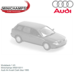 Modelauto 1:43 | Minichamps 940015011 | Audi A4 Avant Dark blue 1995 Modelauto 1:43 | Minichamps 940015011 | Audi A4 Avant Dark blue 1995