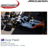 Modelauto 1:43 | Minichamps 537235081 | McLaren F1 MCL60 2023 #81 - O.Piastri Modelauto 1:43 | Minichamps 537235081 | McLaren F1 MCL60 2023 #81 - O.Piastri