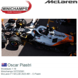 Modelauto 1:18 | Minichamps 537232581 | McLaren F1 MCL60 2023 #81 - O.Piastri Modelauto 1:18 | Minichamps 537232581 | McLaren F1 MCL60 2023 #81 - O.Piastri
