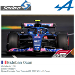 Modelauto 1:18 | Solido 1808804 | Alpine Formula One Team A522 2022 #31 - E.Ocon Modelauto 1:18 | Solido 1808804 | Alpine Formula One Team A522 2022 #31 - E.Ocon