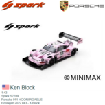 1:43 | Spark S7789 | Porsche 911 HOONIPIGASUS | Hoonigan 2022 #43 - K.Block 1:43 | Spark S7789 | Porsche 911 HOONIPIGASUS | Hoonigan 2022 #43 - K.Block