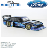 Modelauto 1:18 | Model Car Group 18802R | Ford Capri Turbo Gr.5 | Zakspeed 1979 #53 Modelauto 1:18 | Model Car Group 18802R | Ford Capri Turbo Gr.5 | Zakspeed 1979 #53