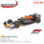 Modelauto 1:43 | Minichamps 417222011 | Red Bull Racing RB18 RBPT 2022 #11 - S.Pérez Modelauto 1:43 | Minichamps 417222011 | Red Bull Racing RB18 RBPT 2022 #11 - S.Pérez