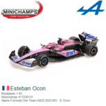Modelauto 1:43 | Minichamps 417230131 | Alpine Formula One Team A523 2023 #31 - E.Ocon Modelauto 1:43 | Minichamps 417230131 | Alpine Formula One Team A523 2023 #31 - E.Ocon