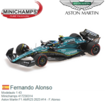 Modelauto 1:43 | Minichamps 417230314 | Aston Martin F1 AMR23 2023 #14 - F.Alonso Modelauto 1:43 | Minichamps 417230314 | Aston Martin F1 AMR23 2023 #14 - F.Alonso