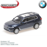 Modelauto 1:87 | Minichamps 870029301 | BMW X7 Blauw metallic 2019 Modelauto 1:87 | Minichamps 870029301 | BMW X7 Blauw metallic 2019