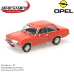 Modelauto 1:87 | Minichamps 870040000 | Opel Ascona Rood 1970 Modelauto 1:87 | Minichamps 870040000 | Opel Ascona Rood 1970