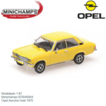 Modelauto 1:87 | Minichamps 870040004 | Opel Ascona Geel 1970 Modelauto 1:87 | Minichamps 870040004 | Opel Ascona Geel 1970