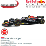 Modelauto 1:43 | Minichamps 417230101 | Red Bull Racing RB19 RBPT 2023 #1 - M.Verstappen Modelauto 1:43 | Minichamps 417230101 | Red Bull Racing RB19 RBPT 2023 #1 - M.Verstappen