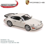 Modelauto 1:43 | Minichamps 940069105 | Porsche 911 Turbo 964 Wit 1990 Modelauto 1:43 | Minichamps 940069105 | Porsche 911 Turbo 964 Wit 1990