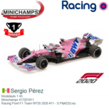 Modelauto 1:43 | Minichamps 417201611 | Racing Point F1 Team RP20 2020 #11 - S.Pérez Modelauto 1:43 | Minichamps 417201611 | Racing Point F1 Team RP20 2020 #11 - S.Pérez