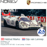 Modelauto 1:18 | Norev 187588 | Porsche 917K 1971 #22 - G.van Lennep - H.Marko Modelauto 1:18 | Norev 187588 | Porsche 917K 1971 #22 - G.van Lennep - H.Marko