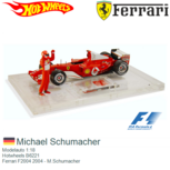 Modelauto 1:18 | Hotwheels B6221 | Ferrari F2004 2004 - M.Schumacher Modelauto 1:18 | Hotwheels B6221 | Ferrari F2004 2004 - M.Schumacher